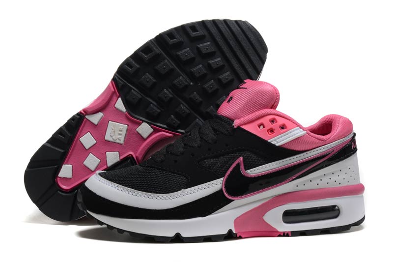 nike air max bw femme chaussures noir rose